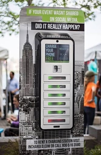 new york city branded cell phone locker for rent