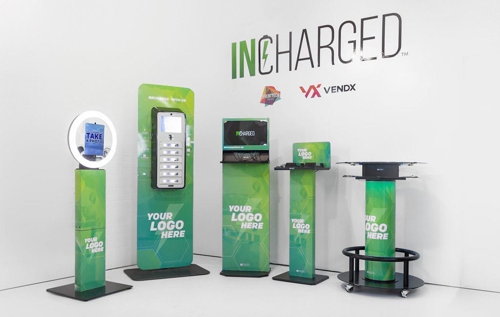 Incharged Cell Phone Charging Station