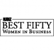best fifty women in business logo